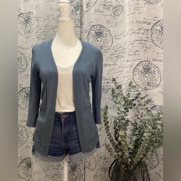 LOFT Sweaters - 𝅺loft OUTLET | Crochet Knit Cardigan